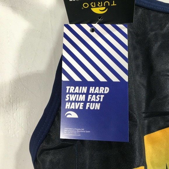 Turbo Custom 55601 Park Swimsuit, Women's Size S - Navy/Multi - Picture 5 of 10